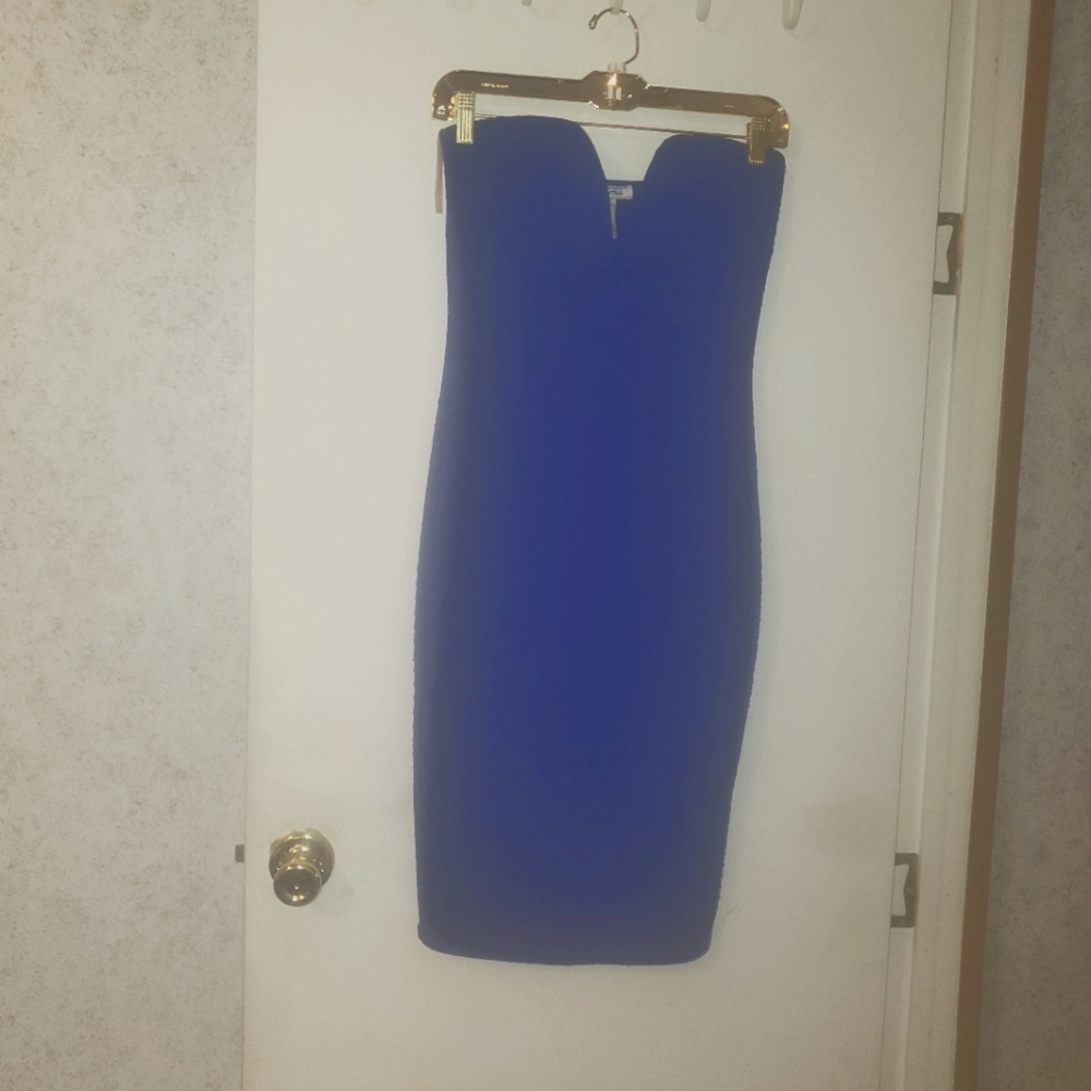 Body Central, Medium, Royal Blue, Bodycon dress, Strapless